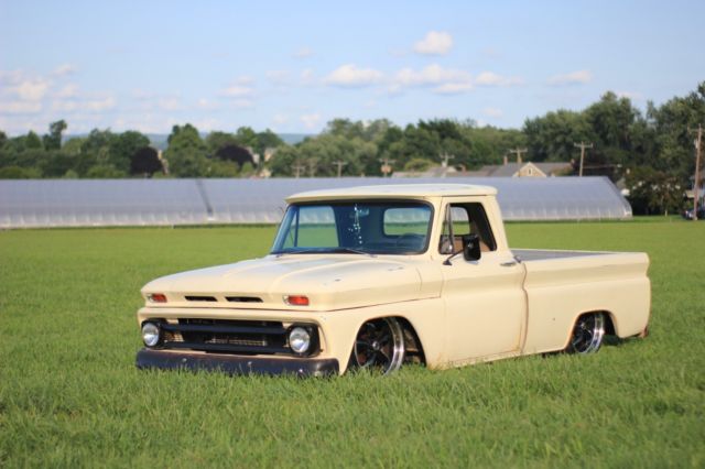 1966 Chevrolet C10 Bagged Fuel Injected 5.3 LS Custom Rat Rod Look 1966 Chevrolet C-10