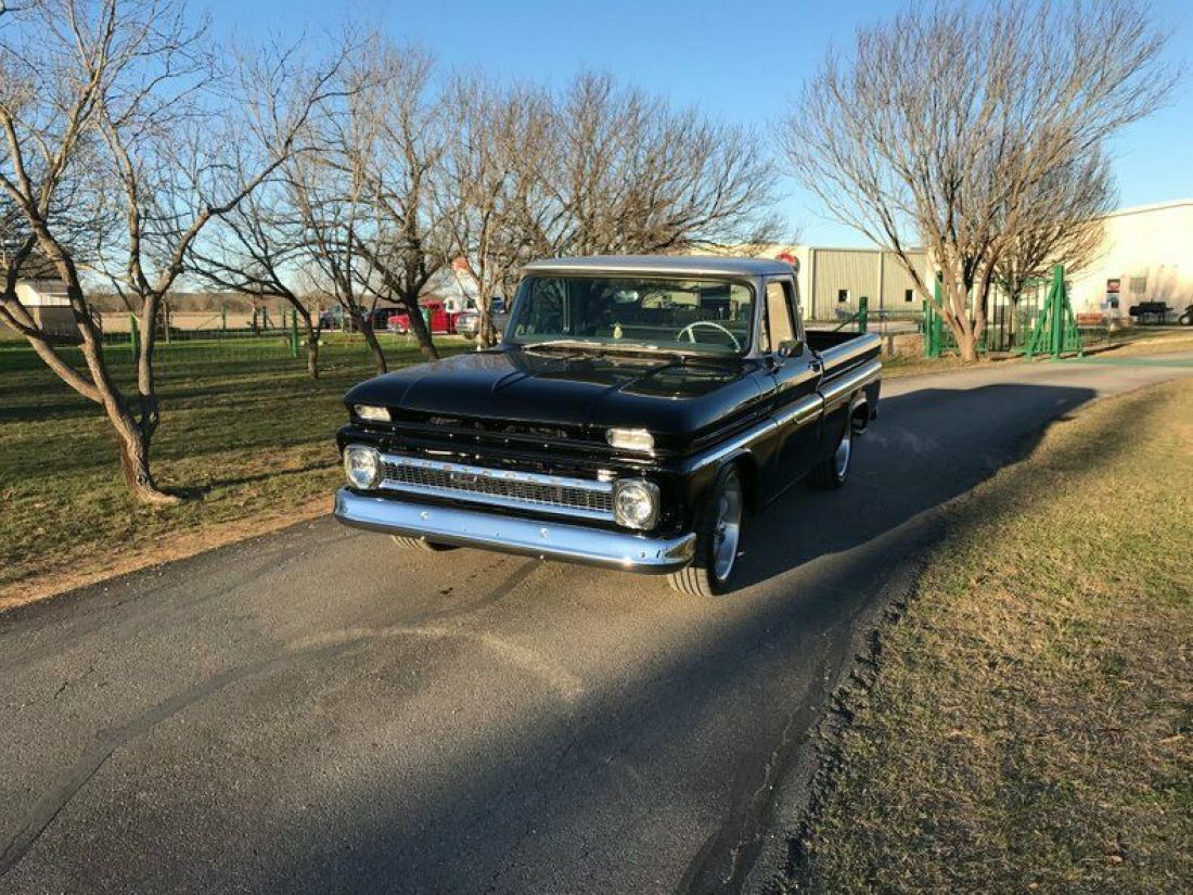 1966 Chevrolet C-10 SWB FLEETSIDE 350 TURBO 350 PS PB VINTAGE AC - photo 11