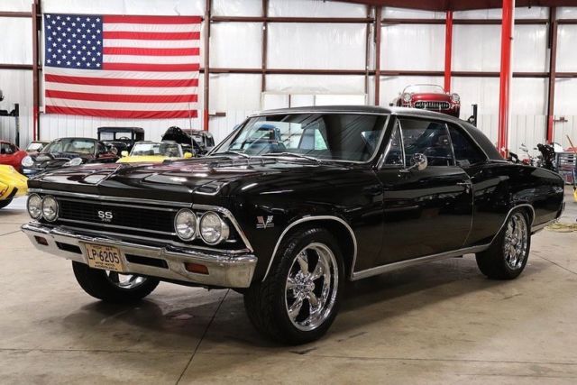 1966 Chevrolet Chevelle 1544 Miles Tuxedo Black Coupe 454 V8 Manual 1966 Chevrolet Chevelle --