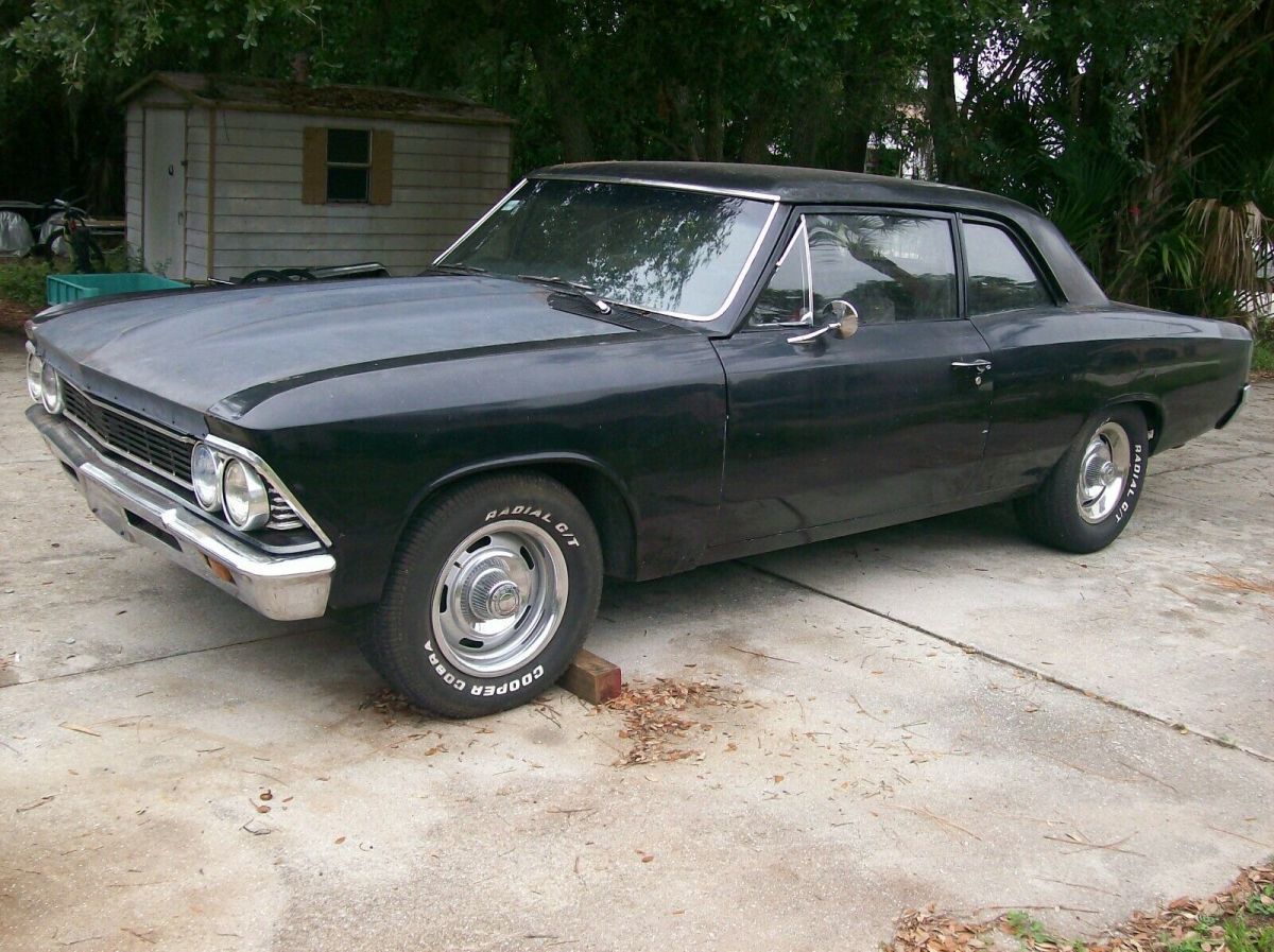 1966 Chevrolet Chevelle 300 Deluxe Post, Fresh 454 BBC, 4 Speed, Rat Rod/Project 1966 Chevrolet Chevelle 300 Deluxe