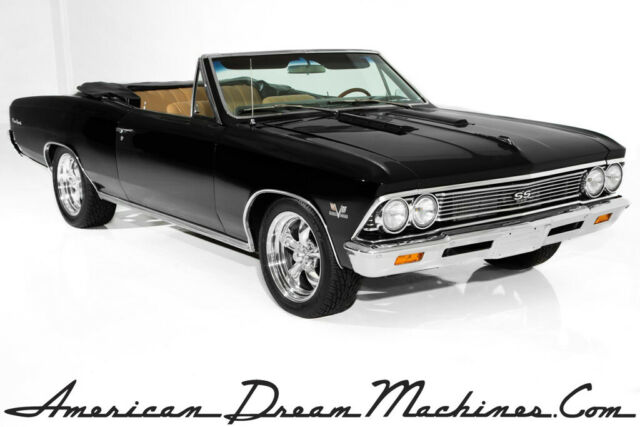 1966 Chevrolet Chevelle Black SS Options 454