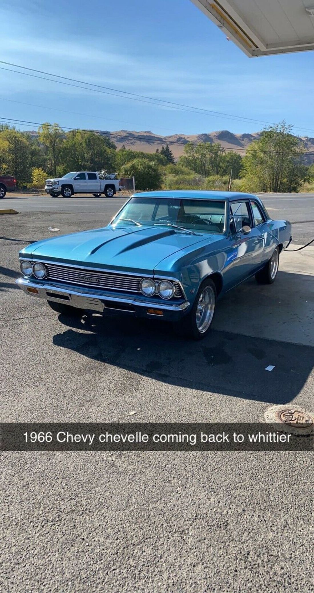 1966 Chevrolet Chevelle Coupe Blue RWD Automatic blue 1966 Chevrolet Chevelle blue
