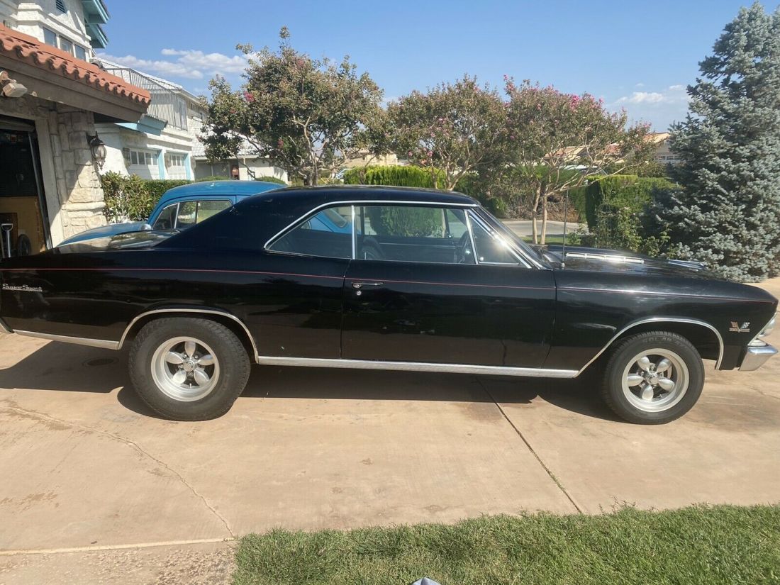1966 Chevrolet Chevelle Hardtop SS Black RWD Manual Super Sport 1966 Chevrolet Chevelle Hardtop SS Super Sport