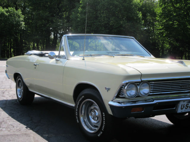 1966 Chevrolet Chevelle Malibu Convertible **Frame Off** Factory Fresh 1966 Chevrolet Chevelle