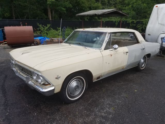 1966 CHEVROLET CHEVELLE MALIBU HARD TOP SPORTS SEDAN RARE L30 327 V8 275 HP CAR! 1966 Chevrolet Chevelle