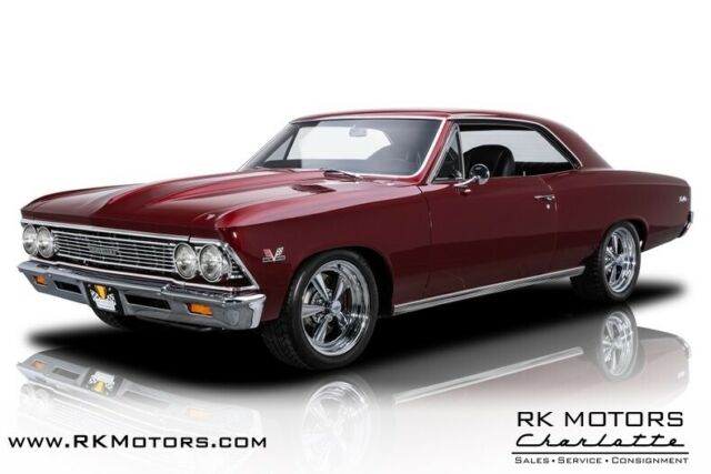 1966 Chevrolet Chevelle Malibu Long Beach Red Metallic Hardtop LS3 6.2L V8 6 Spe 1966 Chevrolet Chevelle Malibu