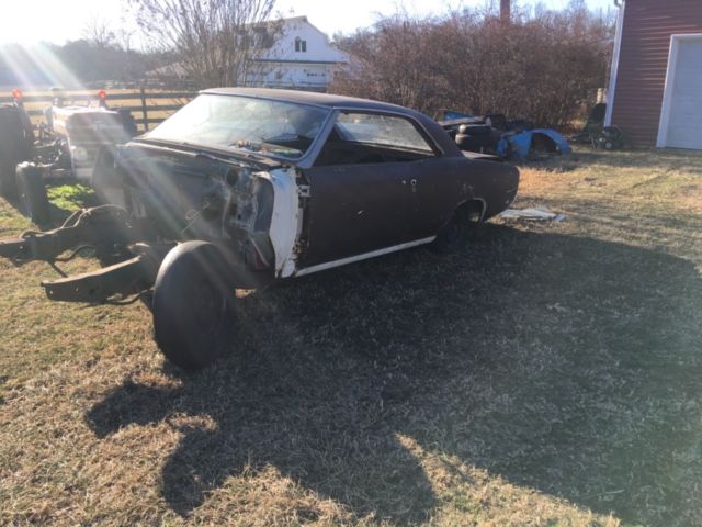 1966 Chevrolet Chevelle Malibu project shell barn find race car 1966 Chevrolet Chevelle