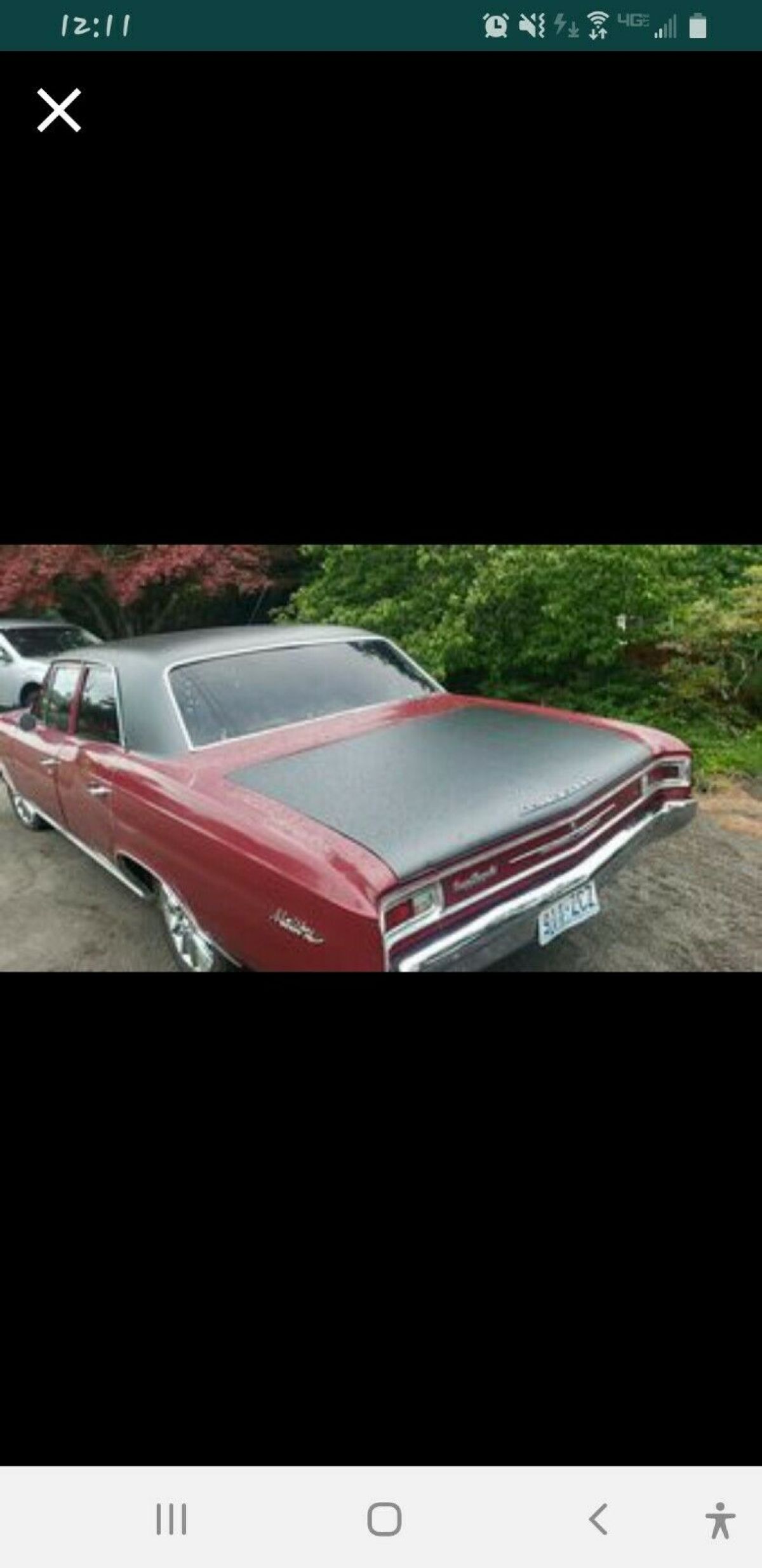 1966 Chevrolet Chevelle Malibu Sedan maroon RWD Automatic 1966 Chevrolet Chevelle malibu