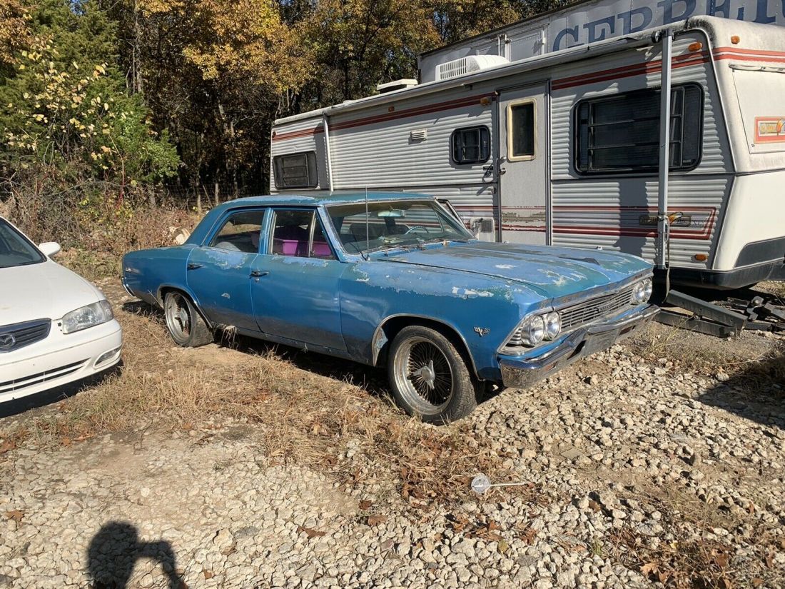 1966 Chevrolet Chevelle Sedan Sedan Blue RWD Automatic ss 1966 Chevrolet Chevelle Sedan ss