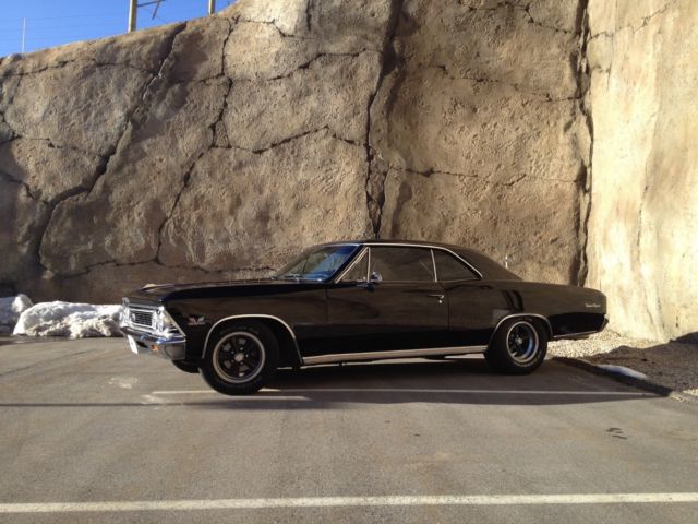 1966 CHEVROLET CHEVELLE SS BLACK ON BLACK RESTOMOD 1966 Chevrolet Chevelle SS