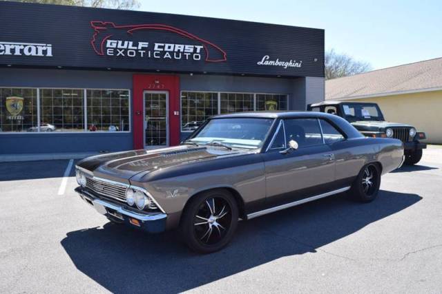 1966 Chevrolet Chevelle SuperSport Custom 0 Charcoal Coupe V8 Other Twin Turboch 1966 Chevrolet Chevelle SuperSport Custom