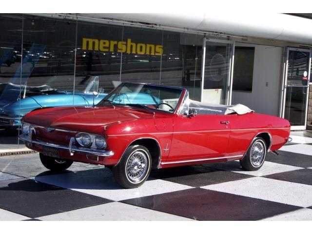1966 Chevrolet Corvair Convertible - Fully Restored, Red over White, Automatic! 1965 Chevrolet Corvair