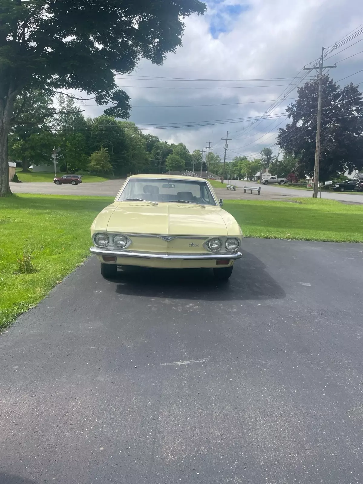 1966 Chevrolet Corvair Coupe Yellow 1966 Chevrolet Corvair