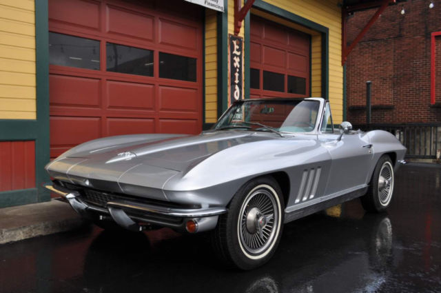 1966 Chevrolet Corvette #'s Matching Silver Pearl/Silver 350hp 4sp Low Mil - photo 11