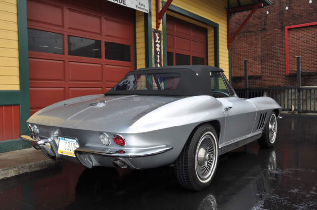 1966 Chevrolet Corvette #'s Matching Silver Pearl/Silver 350hp 4sp Low Mil - photo 3