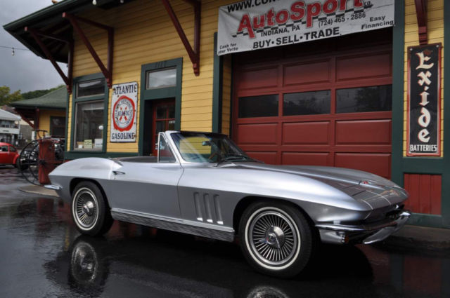 1966 Chevrolet Corvette #'s Matching Silver Pearl/Silver 350hp 4sp Low Mil - photo 7