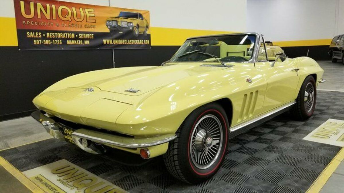 1966 Chevrolet Corvette 327 300 HP Both Tops! Knock off Wheels! 1966 Chevrolet Corvette Convertible