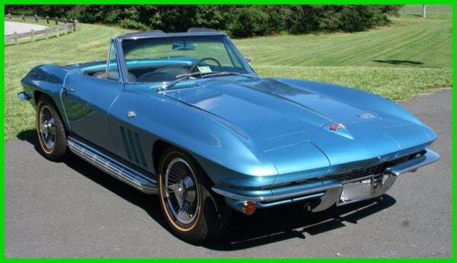 1966 Chevrolet Corvette Convertible Used Manual RWD Chevy 1966 Chevrolet Corvette
