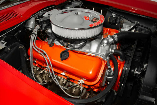 1966 Chevrolet Corvette Coupe, Red/Red, #s Matching 427425 engine Protect- - photo 4