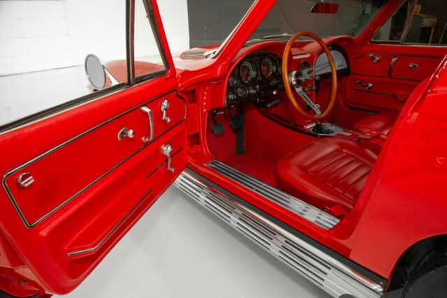 1966 Chevrolet Corvette Coupe, Red/Red, #s Matching 427425 engine Protect- - photo 5