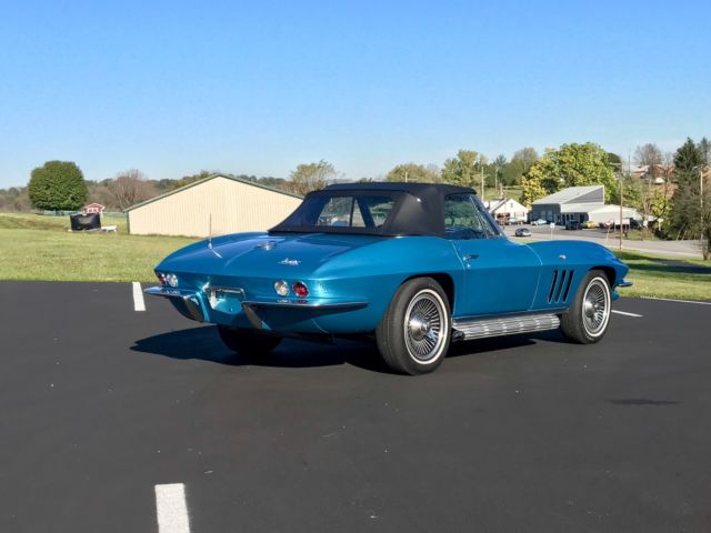 1966 Chevrolet Corvette NassauBlue/Black*#sMatch327/300hp*Auto*KnockOffs* - photo 5