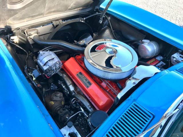 1966 Chevrolet Corvette NassauBlue/Black*#sMatch327/300hp*Auto*KnockOffs* - photo 7