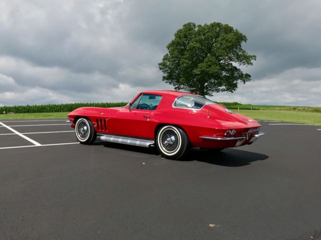1966 Chevrolet Corvette *Red/Black*#sMatch327/350hp*4spd*KnockOffs* - photo 2