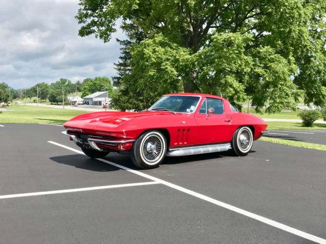 1966 Chevrolet Corvette *Red/Black*#sMatch327/350hp*4spd*KnockOffs* - photo 3