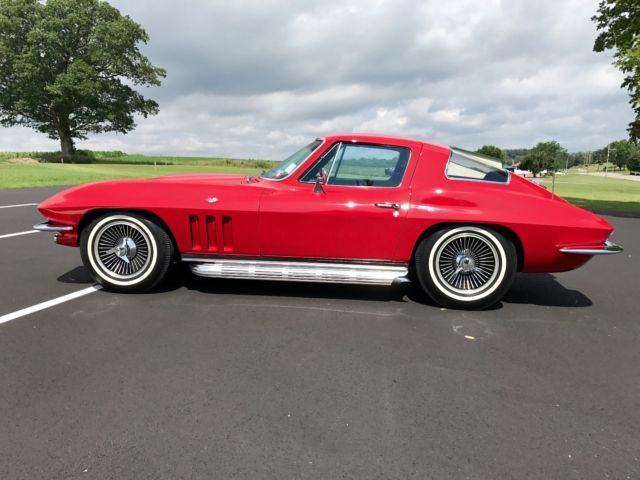 1966 Chevrolet Corvette *Red/Black*#sMatch327/350hp*4spd*KnockOffs* - photo 4