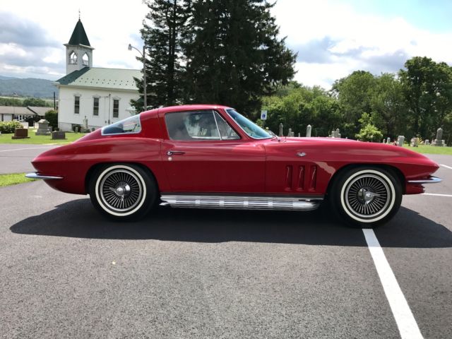 1966 Chevrolet Corvette *Red/Black*#sMatch327/350hp*4spd*KnockOffs* - photo 5