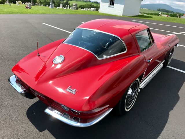 1966 Chevrolet Corvette *Red/Black*#sMatch327/350hp*4spd*KnockOffs* - photo 6