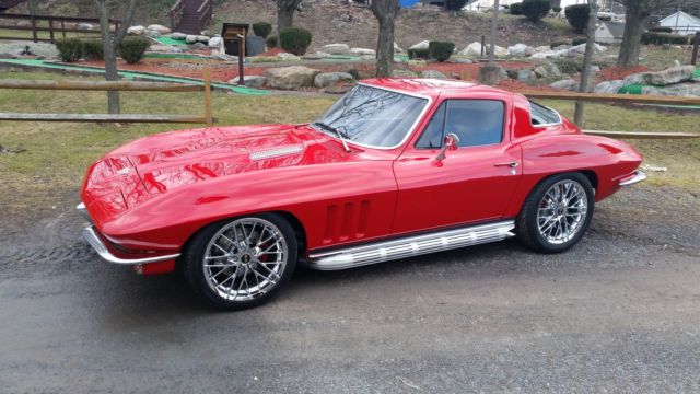 1966 Chevrolet Corvette Restomod 525hp LS3 5 spd Custom Tube Chassis Fresh Build 1966 Chevrolet Corvette