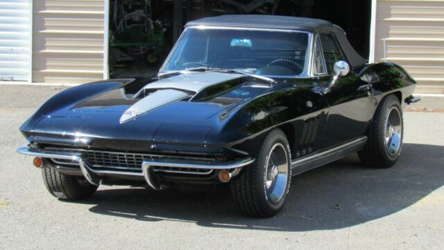 1966 Chevrolet Corvette Roadster Triple Black Matching #'s 59k Orig Mile 4 Speed 1966 Chevrolet Corvette Convertible