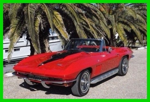 1966 Chevrolet Corvette Used Manual Convertible Chevy 1966 Chevrolet Corvette