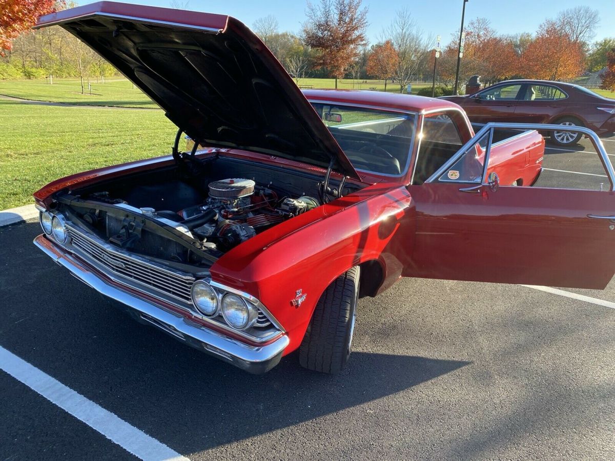 1966 Chevrolet El Camino red and chrome - photo 4