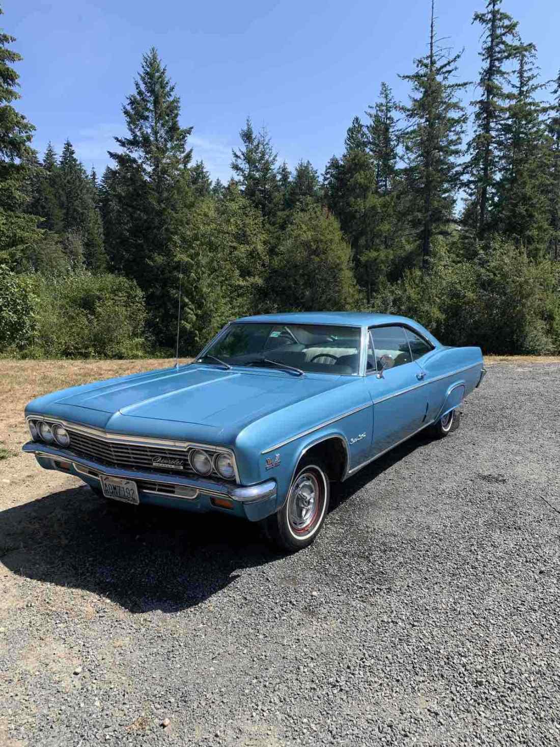 1966 Chevrolet Impala Blue FWD Automatic Chrome 1966 Chevrolet Impala Chrome