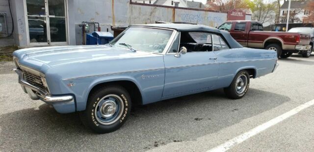 1966 CHEVROLET IMPALA CONVERTIBLE RESTORED !!! GORGEOUS MIST BLUE POLY EXTERIOR. 1966 Chevrolet Impala SIMILAR TO 1963 OR 1964 OR 1965 OR 1967
