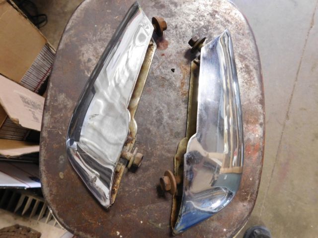 1966 Chevrolet Impala Front bumper Guards, ORIGINALS 1966 Chevrolet Impala
