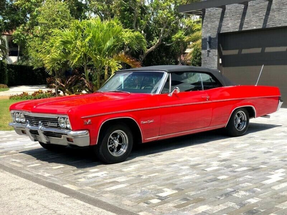 1966 Chevrolet Impala SS MATCHING NUMBERS 46856 Miles Red Select Select 1966 Chevrolet Impala MATCHING NUMBERS
