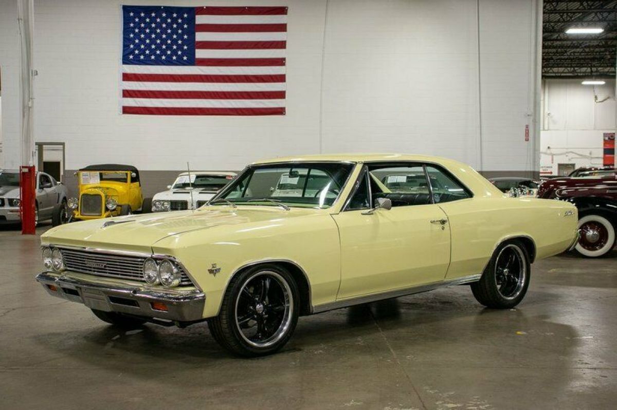 1966 Chevrolet Malibu 76421 Miles Yellow 383 335HP Manual 1966 Chevrolet Malibu