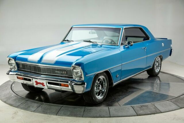 1966 Chevrolet Nova 400 V8 3 Speed Automatic Coupe Lemans Blue 1966 Chevrolet Nova --