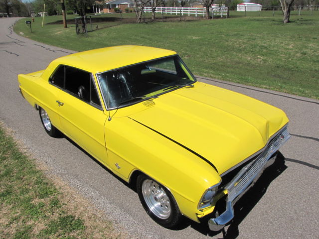 1966 Chevrolet Nova 406 small block very fast street car with collision 1966 Chevrolet Nova bucket seats and console SS moldings