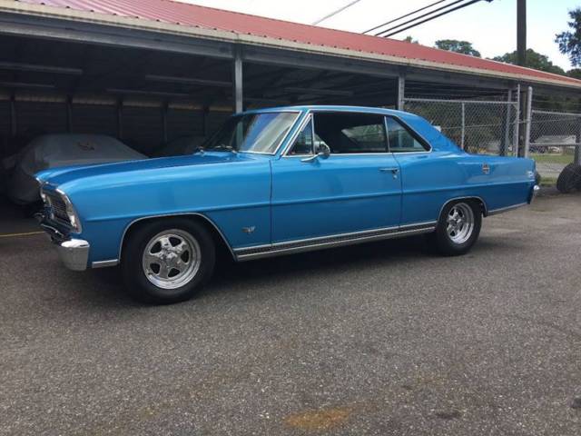 1966 Chevrolet Nova Real 118 SS Car Blue/Black 1966 Chevrolet Nova Reall 118 SS Car with Matching Numbers