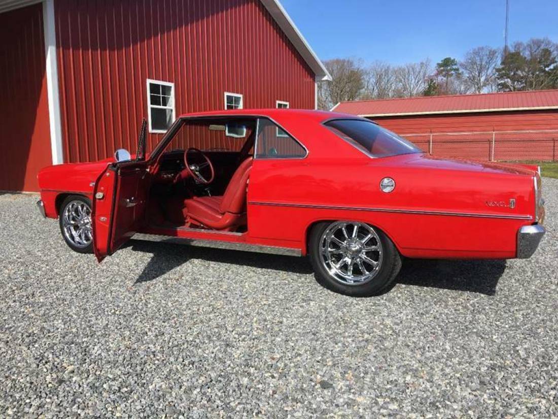 1966 Chevrolet Nova Red on Red 383 Stroker 450HP 12 Bolt Rear End - photo 11