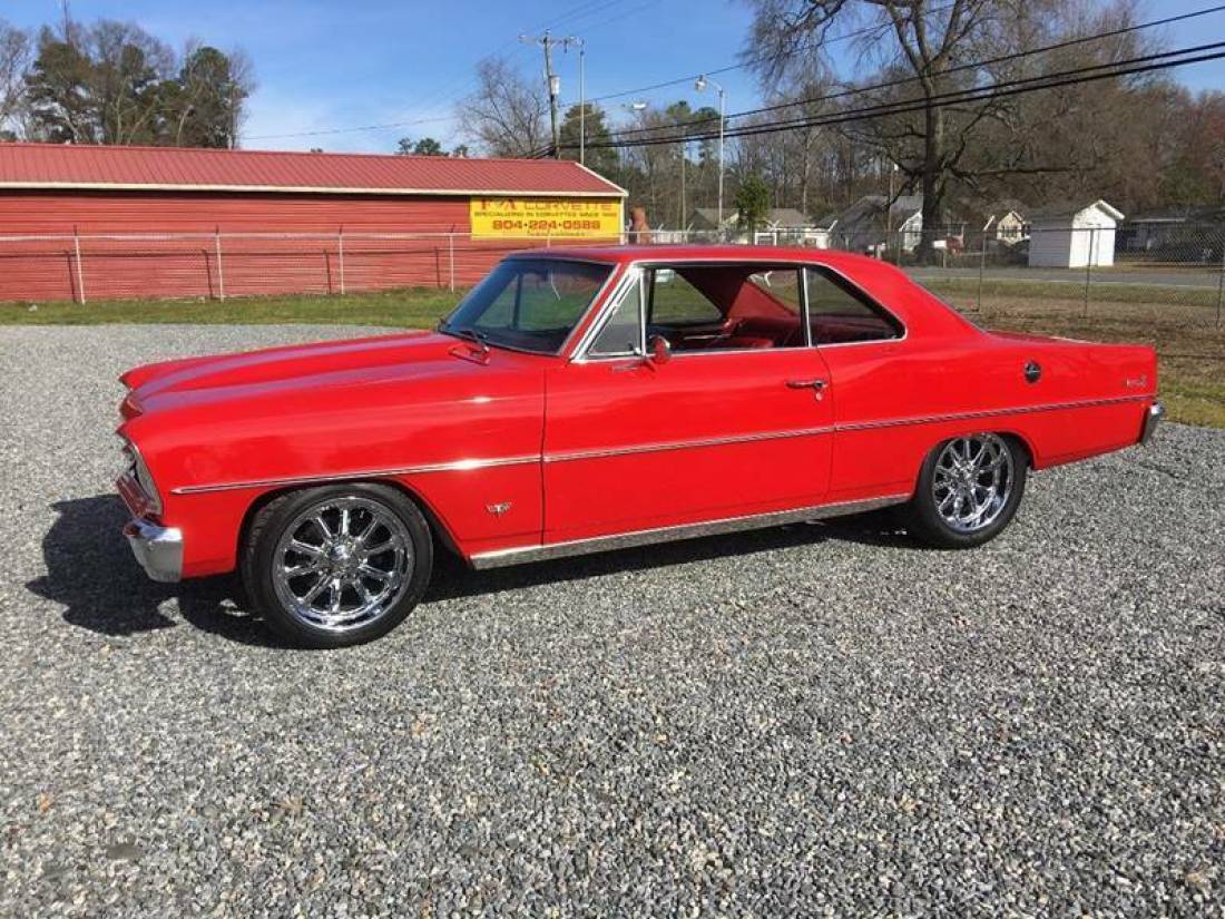 1966 Chevrolet Nova Red on Red 383 Stroker 450HP 12 Bolt Rear End - photo 2