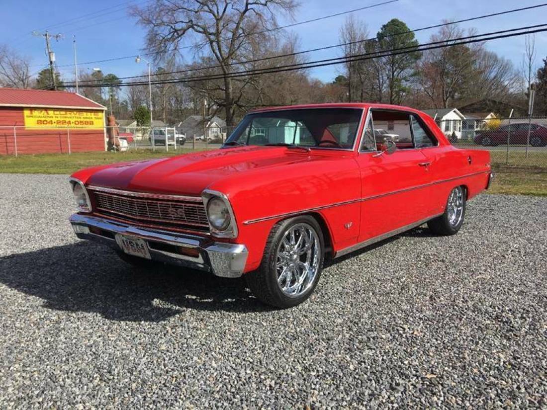 1966 Chevrolet Nova Red on Red 383 Stroker 450HP 12 Bolt Rear End - photo 4
