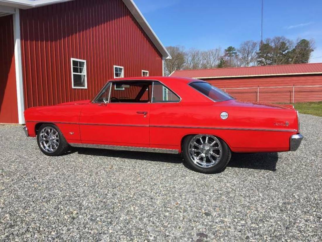 1966 Chevrolet Nova Red on Red 383 Stroker 450HP 12 Bolt Rear End - photo 7