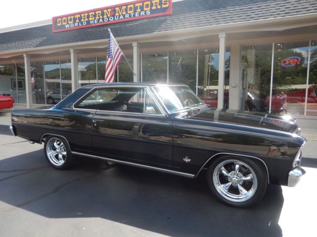 1966 Chevrolet Nova Tuxedo black 327 Muncie 4 speed 1966 Chevrolet Nova