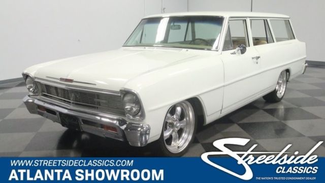 1966 Chevrolet Nova Wagon Restomod Station Wagon 350 V8 Automatic Classic Vintag 1966 Chevrolet Nova Wagon Restomod