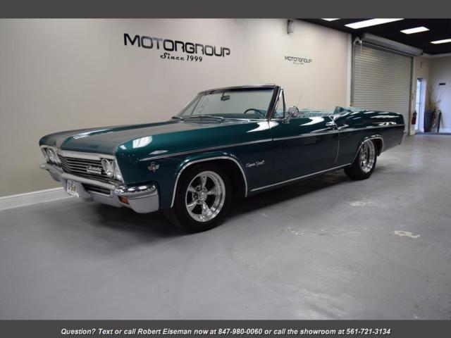1966 ChevroletImpala SSConvertibleTropic TurquoiseAutomatic 1966 Chevrolet Impala Convertible